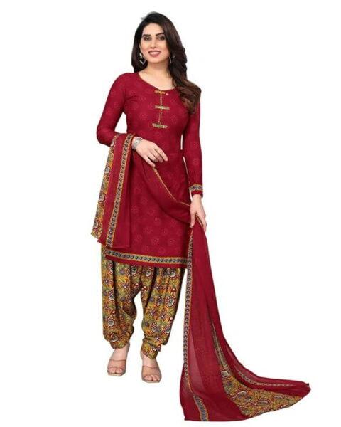 Ad Exports Crepe Patiala Suit - Style 22803