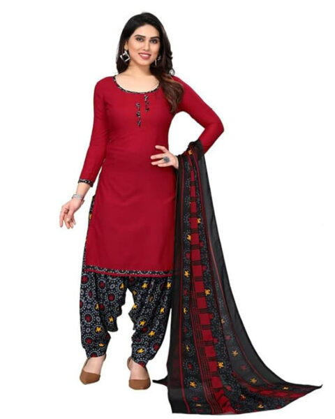 Ad Exports Crepe Patiala Suit