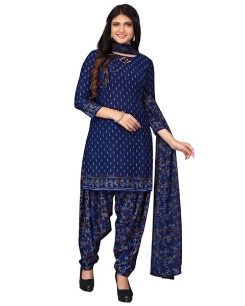 Ad Exports Crepe Patiala Suit - Style 40444