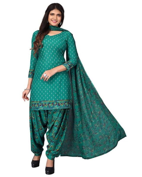 Ad Exports Crepe Patiala Suit - Style 02862