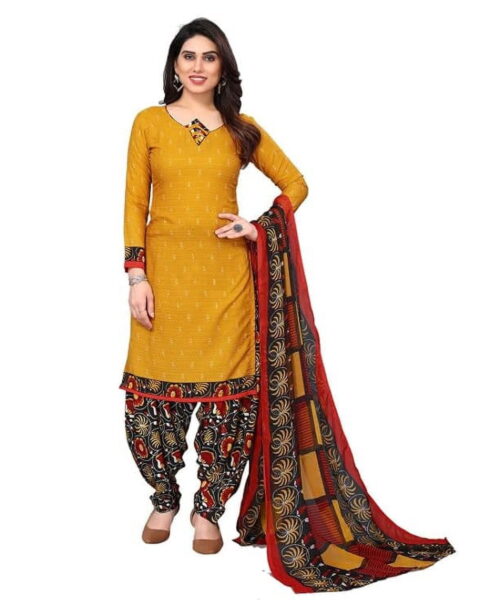Ad Exports Crepe Patiala Suit - Style 80748