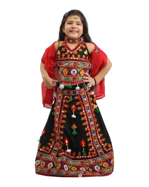Ahhaaaa Cotton Girls' Lehenga Choli - Style 42073