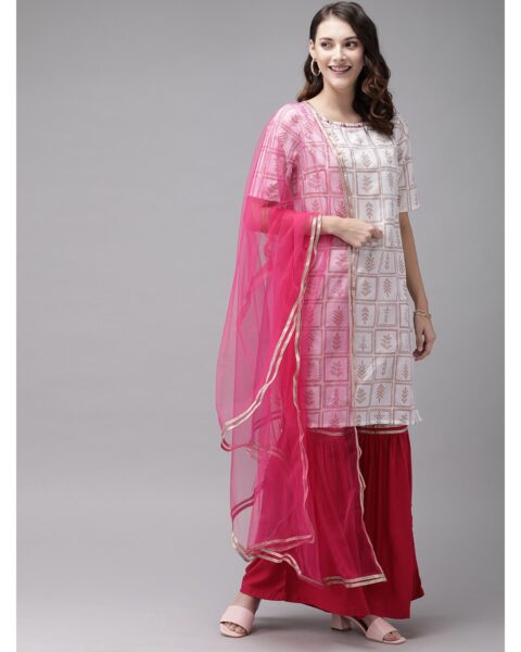 Anouk Pink Kurta Set - Style 16664