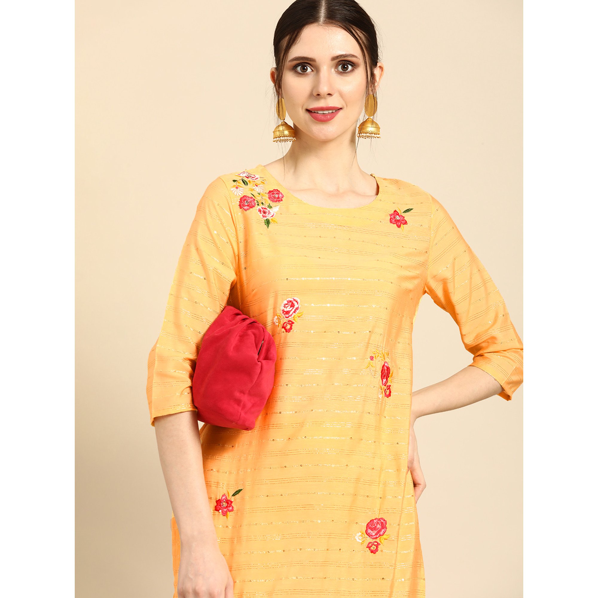 Anouk Yellow Kurti