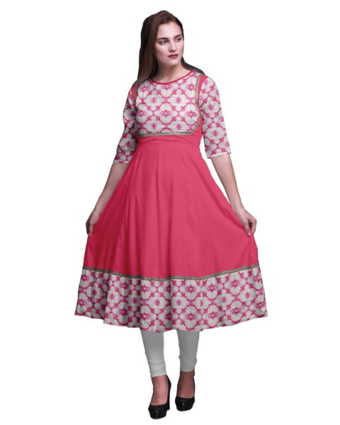 Bimba Peach Kurti