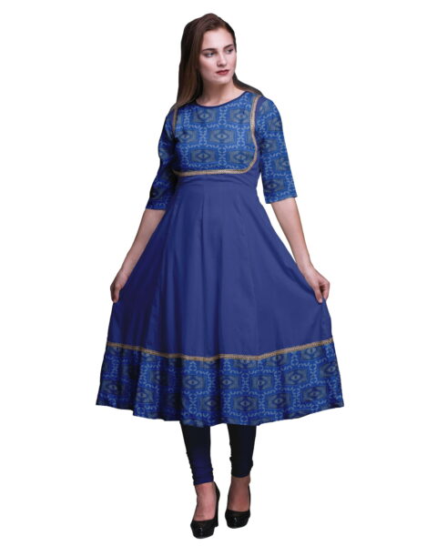 Bimba Printed Anarkali Suit