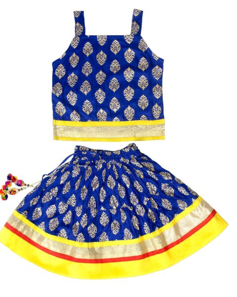 Chandrakala Party Wear Girls' Lehenga Choli - Style 55602