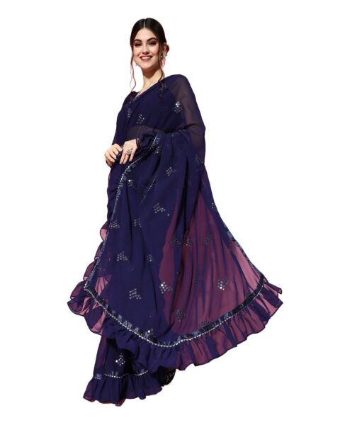 Craftstribe Georgette Saree