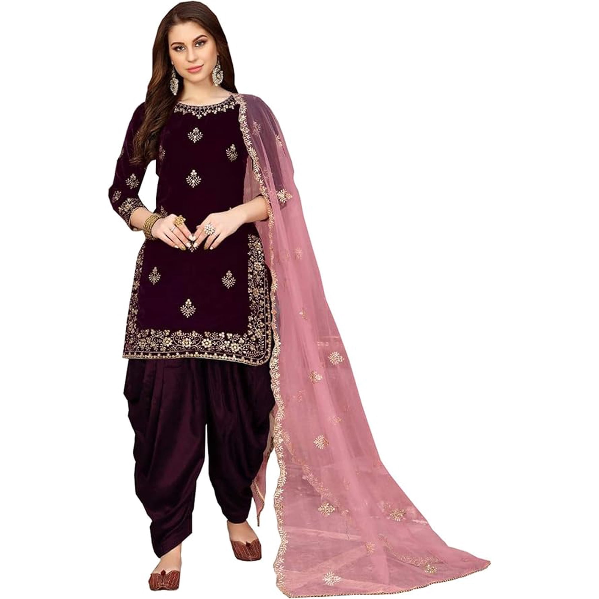 Designerharsha Pink Salwar Suit