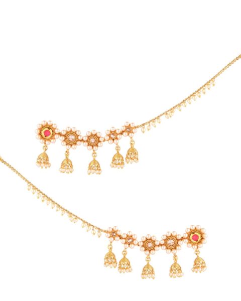 Efulgenz Bridal Jhumka Earrings