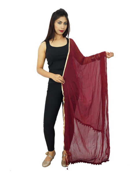 Indianbeautifulart Chiffon Stole