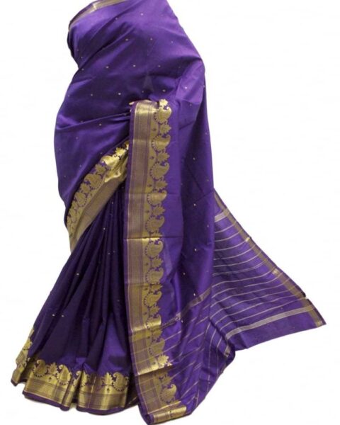 Krishna Sarees Gold Art Silk Saree