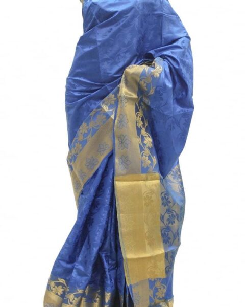 Krishna Sarees Gold Art Silk Saree - Style 19940