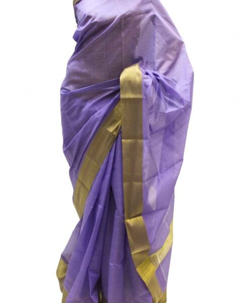 Krishna Sarees Gold Cotton Saree - Style 83024