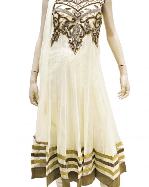 Krishna Sarees Gold Silk Salwar Suit