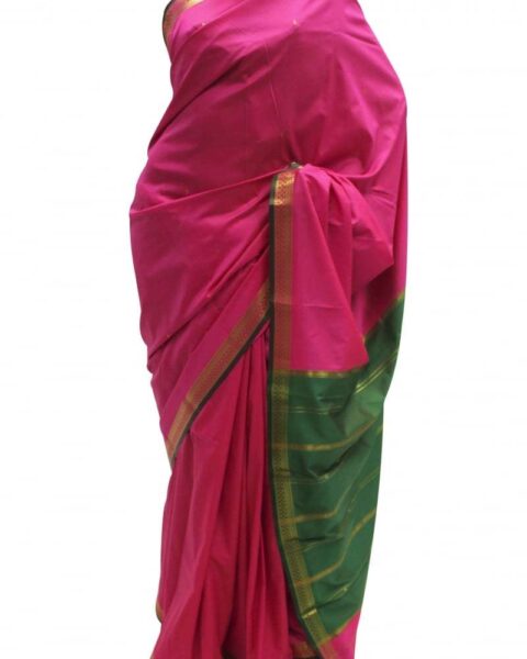 Krishna Sarees Pink Art Silk Saree