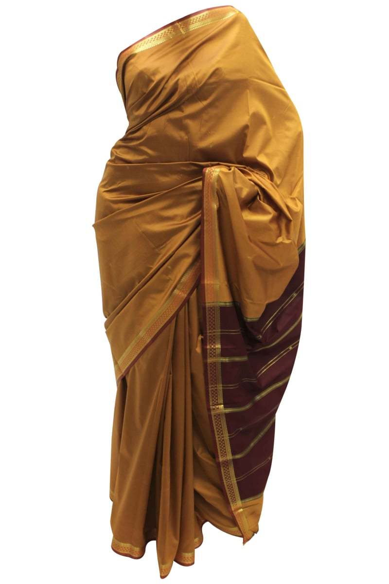 Krishna Sarees Red Art Silk Saree