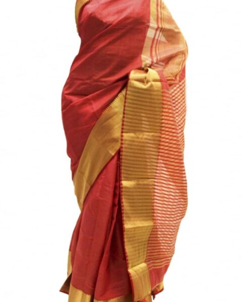 Krishna Sarees Red Art Silk Saree - Style 85448