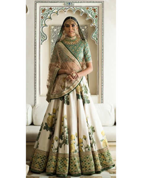 Mad Over Shopping Art Silk Embroidered Lehenga Choli