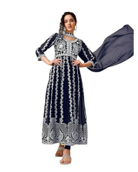 Nishtha Chadda Georgette Anarkali Suit - Style 72970