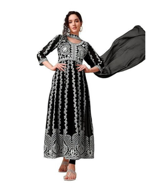 Nishtha Chadda Georgette Anarkali Suit