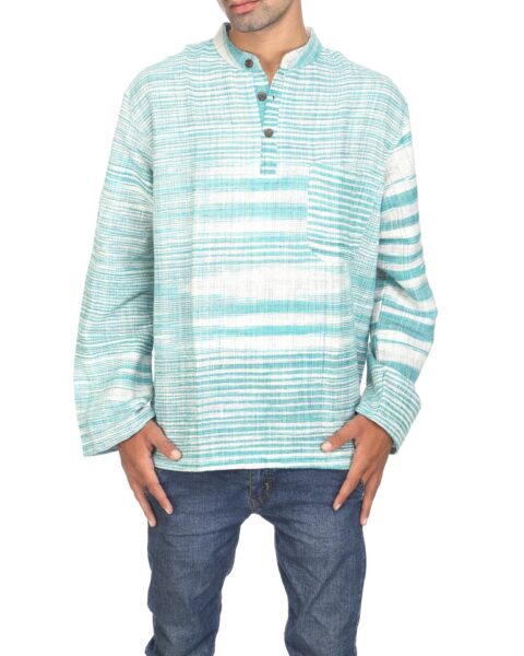 Rajrang Green Khadi Cotton Kurti