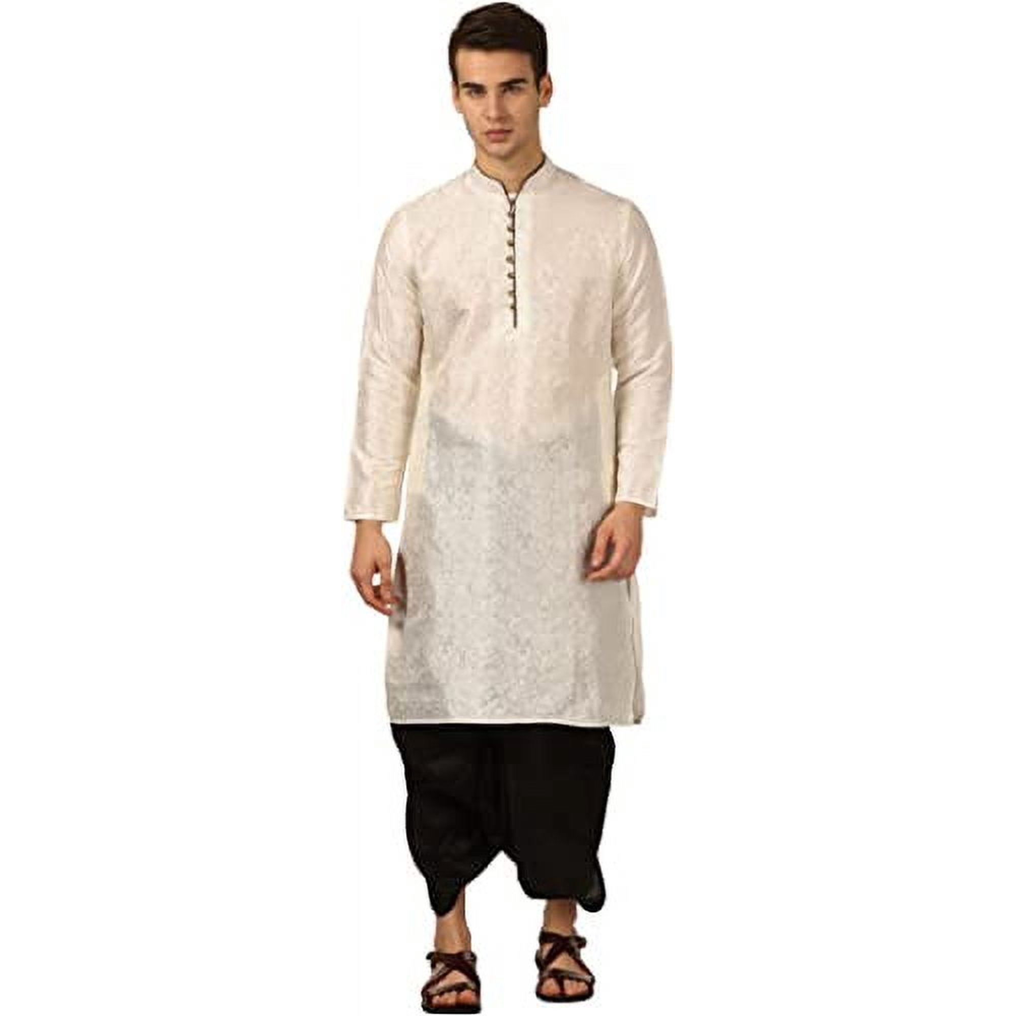 Royal Kurta Beige Silk Kurta Set