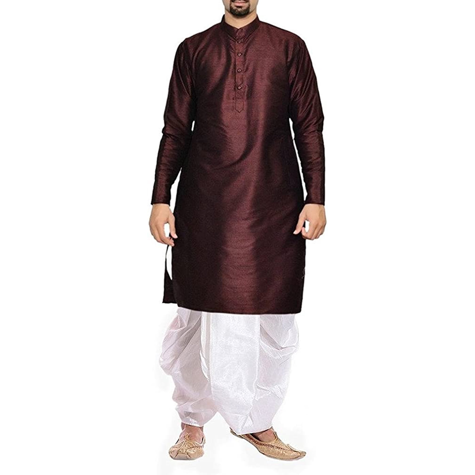 Royal Kurta Brown Silk Kurta Set