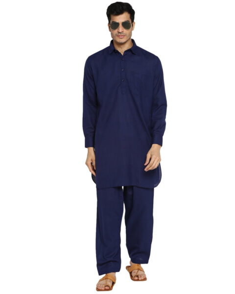 Royal Kurta Cotton Traditional Pathani Kurta Set