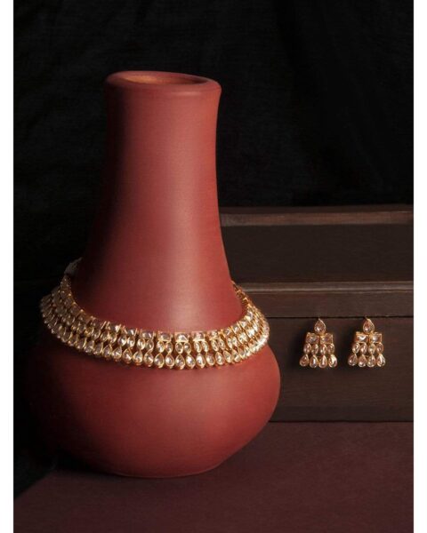 Rubans Gold Necklace Set