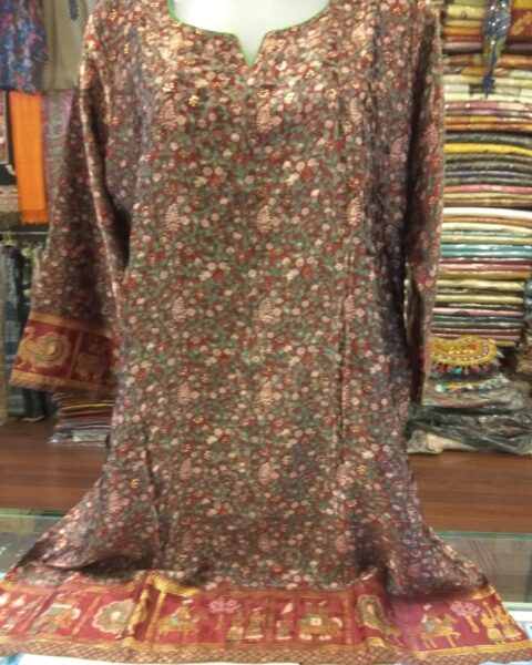 Printed Casual Saree Blouse