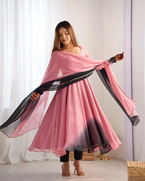 Sethitrades Georgette Anarkali Suit