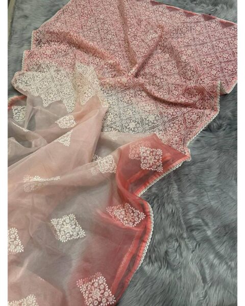 Varman Fashions Organza Saree