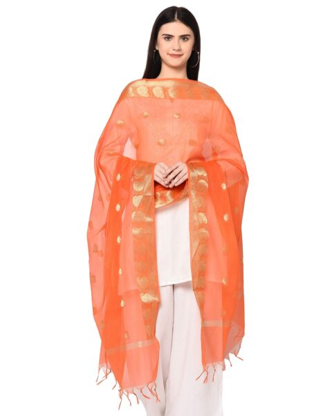 Weavers Villa Banarasi Silk Woven Dupatta