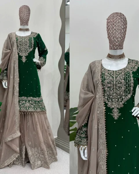 Women Vastrsm Wedding Sharara Set